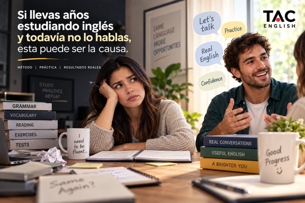 Si llevas años estudiando inglés y todavía no lo hablas, estas podrían ser las causas. estudiar no significa hablar.